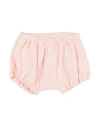 Teddy & Minou Newborn Girl Shorts & Bermuda Shorts Pink Size 3 Organic Cotton In Pink
