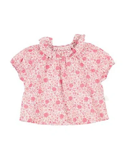TEDDY & MINOU TEDDY & MINOU TODDLER GIRL TOP FUCHSIA SIZE 9 COTTON