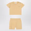 Teddy & Minou Yellow Outfit In Cotton