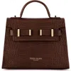 Teddy Blake Ava Croco  9" In Brown