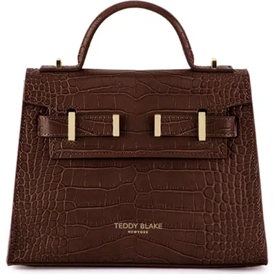 Teddy Blake Ava Croco  9" In Brown