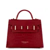 Teddy Blake Ava Croco 9" In Darkred