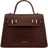 Teddy Blake Ava Croco Gold 11" In Brown