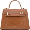 Teddy Blake Ava Croco Gold 11" In Camel Brown