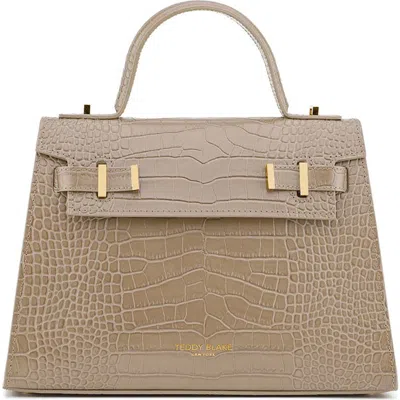 Teddy Blake Ava Croco Gold 11" In Light Beige