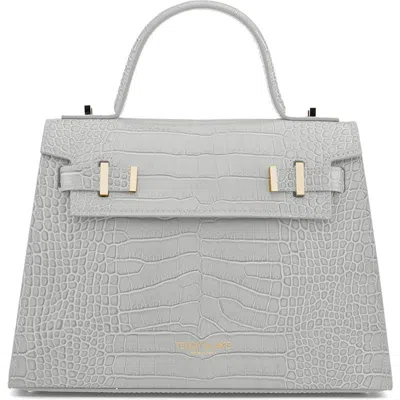 Teddy Blake Ava Croco Gold 11" In Lightgrey