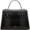 Teddy Blake Ava Croco Gold 14" In Black