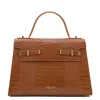 Teddy Blake Ava Croco Gold 14" In Brown