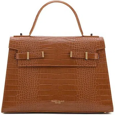 Teddy Blake Ava Croco Gold 14" In Camel
