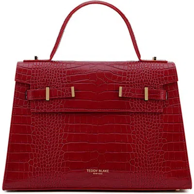 Teddy Blake Ava Croco Gold 14" In Pink