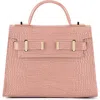 Teddy Blake Ava Croco 9" In Nude Pink