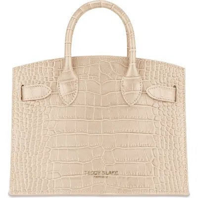 Teddy Blake Bella Croco 12" In Cream