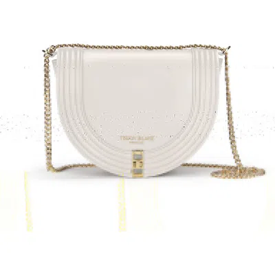 Teddy Blake Cleo Vitello 8" In White