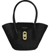 Teddy Blake Emily Raffia In Black