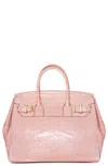 Teddy Blake Gigi Croco Gold 11" In Pink