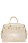 Teddy Blake Gigi Croco Gold 11" In Cream