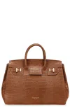 Teddy Blake Gigi Croco Gold 13" In Brown