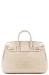 Teddy Blake Gigi Croco Gold 13" In White