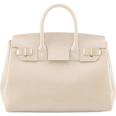 Teddy Blake Gigi Stampatto Gold 13" In Light Cream