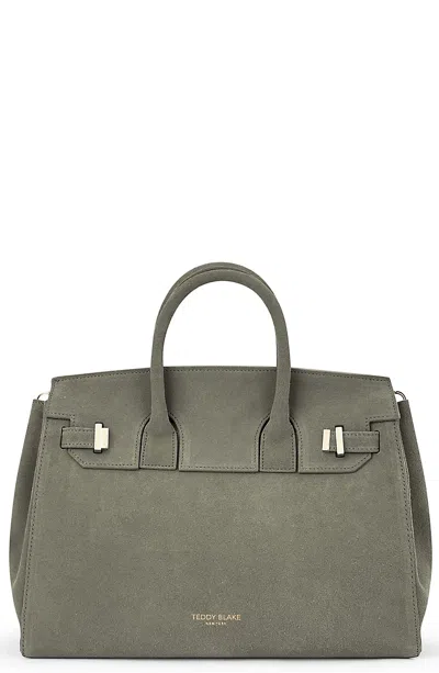 Teddy Blake Gigi Suede Gold 13" In Olive