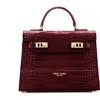 Teddy Blake Kim Croco 11" In Bordeaux