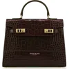 Teddy Blake Kim Croco 11" In Dark Brown