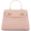 Teddy Blake Kim Croco 14" In Nude Pink