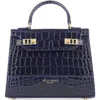 Teddy Blake Kim Croco 9" In Croco Dark Blue