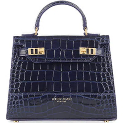 Teddy Blake Kim Croco 9" In Croco Dark Blue