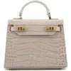 Teddy Blake Kim Croco 9" In Lightgrey