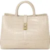 Teddy Blake Lola Croco 10" In Ivory