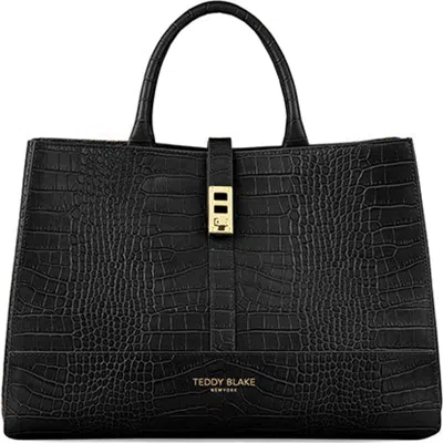 Teddy Blake Lola Croco 15" In Black/red