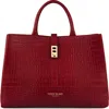 Teddy Blake Lola Croco 15" In Dark Red