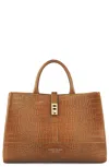 Teddy Blake Lola Croco 15" In Camel Brown
