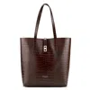Teddy Blake Nina Croco 12" In Brown