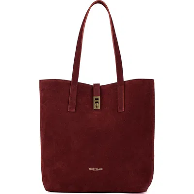 Teddy Blake Nina Suede 12" In Dark Red