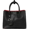 Teddy Blake Vanessa Croco 12" In Black&red