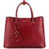 Teddy Blake Vanessa Croco 14" In Darkred