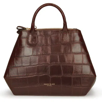 Teddy Blake Vera Croco 14" In Brown