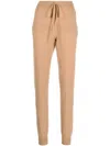 Teddy Cashmere Milano Cashmere Track Pants In Brown