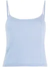 Teddy Cashmere Rapallo Cashmere Top In Blue