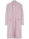 Teddy Cashmere Venezia Cashmere Midi Cardi-coat In Purple