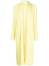 Teddy Cashmere Venzia Open-front Cashmere Cardigan In Yellow
