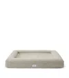 Teddy London Large Bouclé Dog Bed Cover In Grey