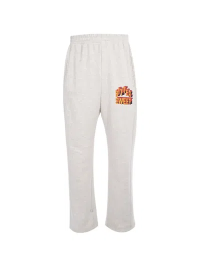 Tee Library Bittersweet Graphic-print Track Pants In Neutral