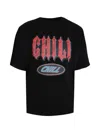 Tee Library Chil Chilli Graphic-print T-shirt In Black
