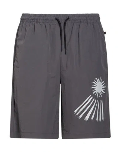 Tee Library Man Shorts & Bermuda Shorts Grey Size M Cotton