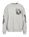 Tee Library Man Sweatshirt Light Grey Size S Cotton In Grey