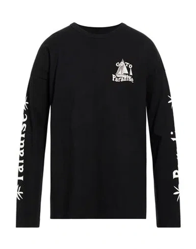 Tee Library Man T-shirt Black Size M Cotton