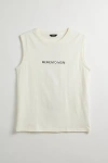 TEE LIBRARY MEMENTO MORI TANK TOP IN IVORY AT URBAN OUTFITTERS